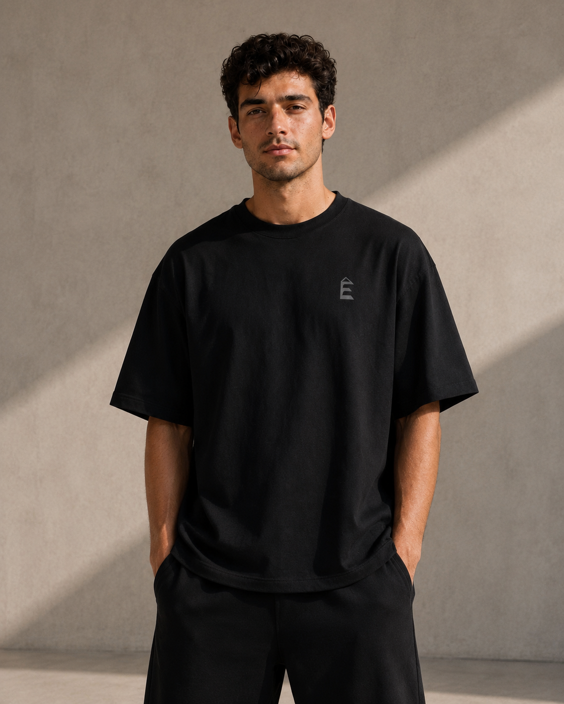 ÈlanFit Shirt Schwarz Vorderseite
