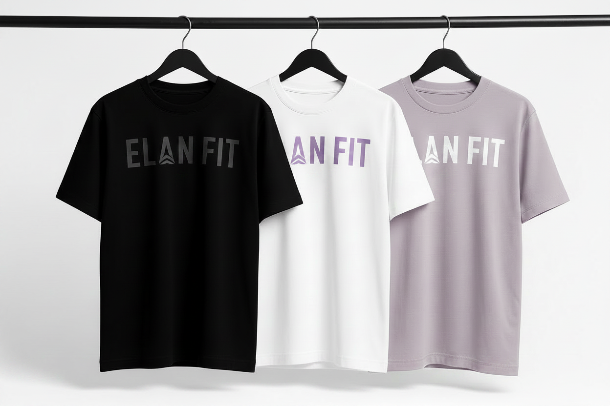 ÈLAN FIT Shirts auf Kleiderstange